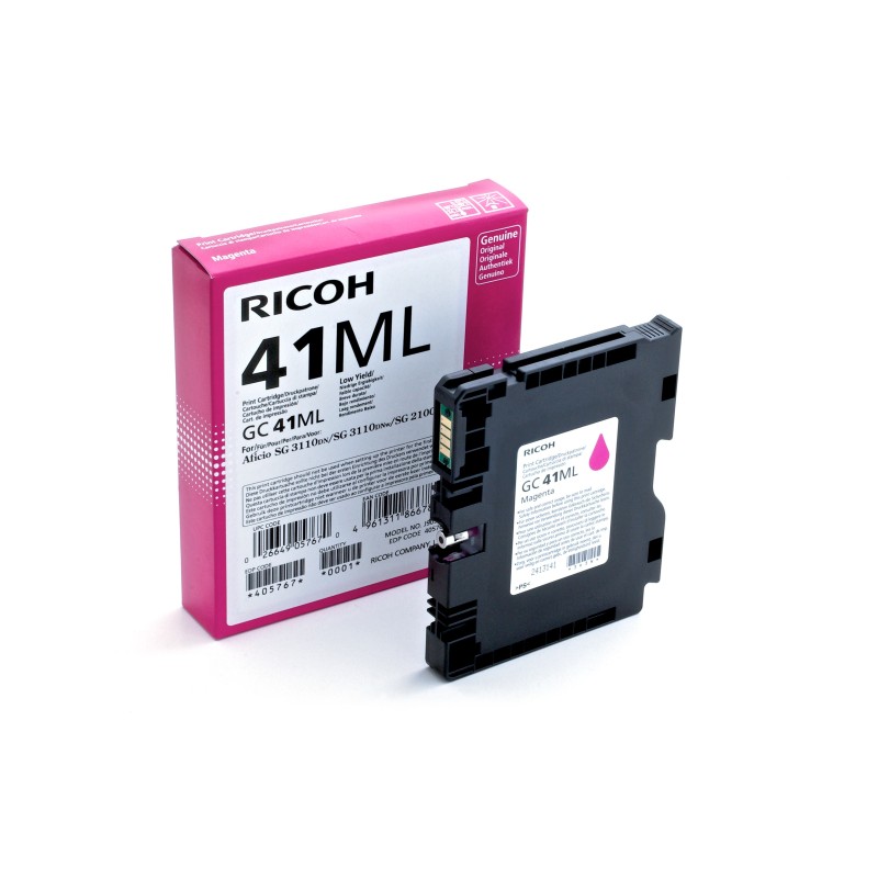 Ricoh 405767 Druckerpatrone (Gel) magenta GC 41ML